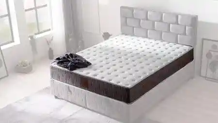 DEFOX YATAK 160x200 gri renkli modern tasarımlı konforlu yatak