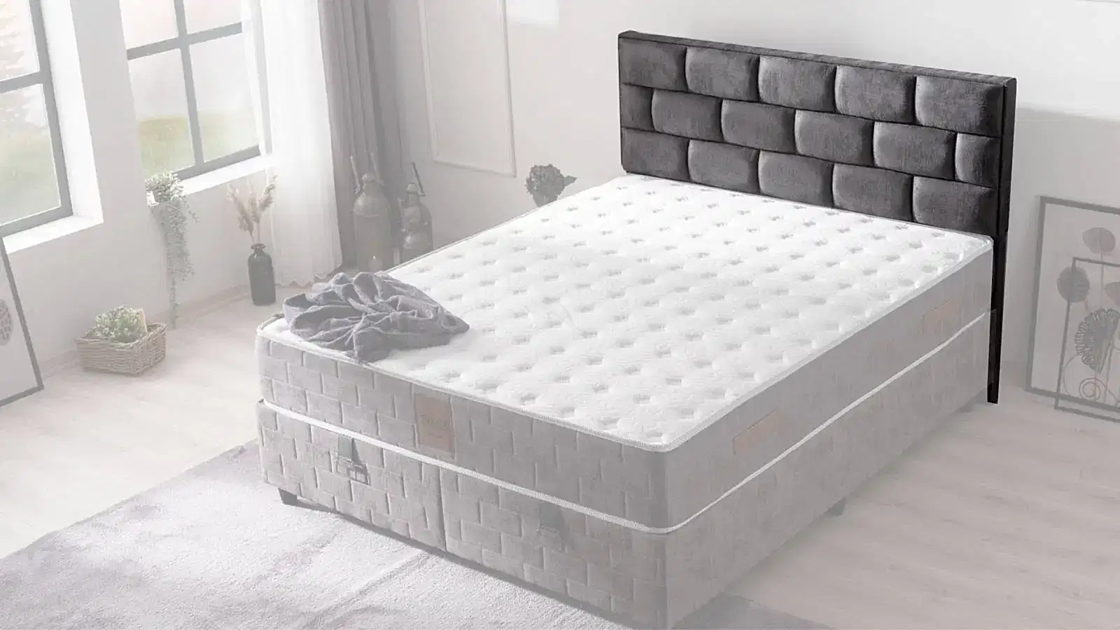 DEFOX BAŞLIK 140 LIK DEFOX BAŞLIK 140 LIK gri renkli modern tasarımlı başlık