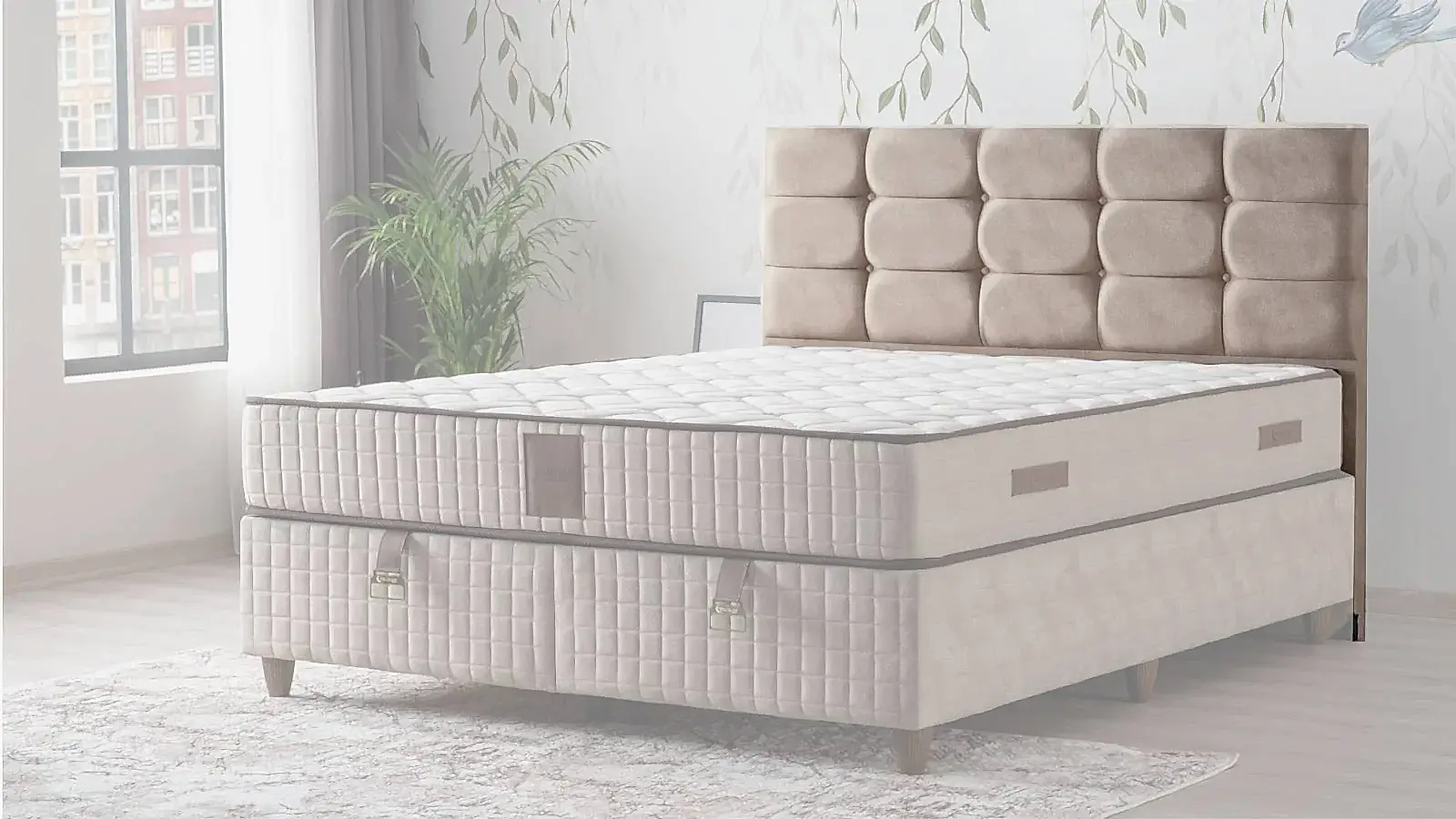 BAMBOO BAŞLIK 140 LIK Bamboo Başlık 140'lık model Doğrucan Mobilya yatak başlığı