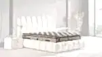 TOSCA YATAK 180x200 beyaz modern tasarımlı yatak Doğrucan Mobilya