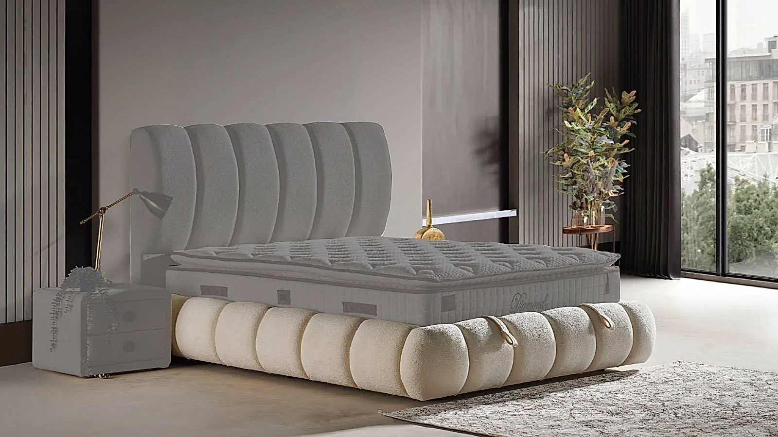 TOSCA BAZA TOSCA BAZA 140x190 cm modern tasarımlı baza Doğrucan Mobilya