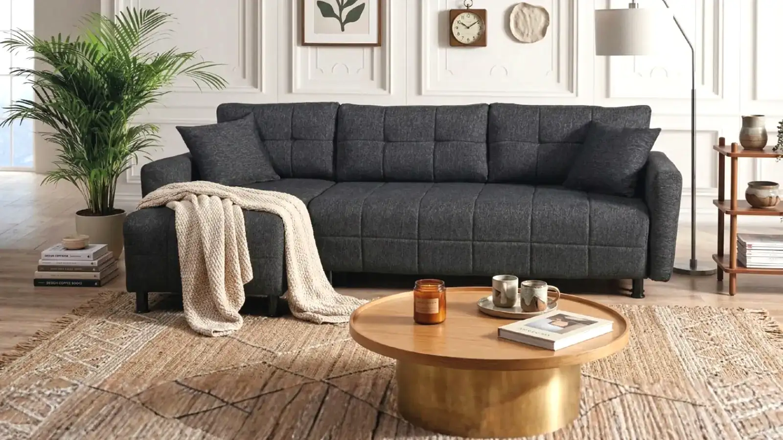 BOSS Köşe Koltuk 240*145 modelinin oturma odasında kullanımı