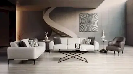 SOHO Koltuk Takımı Silver modern oturma grubu